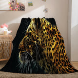 Charger l&#39;image dans la visionneuse de la galerie, Animal Lion Couverture Douce Flanelle Polaire Couverture Dunelm Literie Couverture