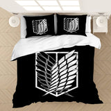 Load image into Gallery viewer, Anime Attack on Titan Bedding Set Quilt Duvet Covers