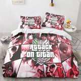 Load image into Gallery viewer, Anime Attack on Titan Cosplay Bedding Set Duvet Cover Quilt Bed Sets