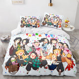 Charger l&#39;image dans la visionneuse de la galerie, Anime Demon Slayer Cosplay UK Bedding Set Duvet Cover