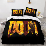 Charger l&#39;image dans la visionneuse de la galerie, Anime Demon Slayer Cosplay UK Bedding Set Duvet Cover