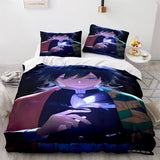 Charger l&#39;image dans la visionneuse de la galerie, Anime Demon Slayer Cosplay UK Bedding Set Duvet Cover