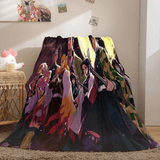 Load image into Gallery viewer, Anime Demon Slayer Flannel Fleece Blanket Cosplay Wrap Nap Quilt Blanket