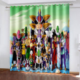 Load image into Gallery viewer, Anime Dragon Ball Curtains Pattern Blackout Window Drapes