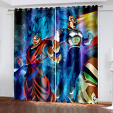 Load image into Gallery viewer, Anime Dragon Ball Curtains Pattern Blackout Window Drapes