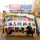 Charger l&#39;image dans la visionneuse de la galerie, Anime Haikyuu Cosplay UK Bedding Set Quilt Duvet Cover