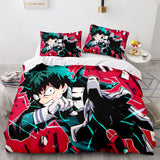 Charger l&#39;image dans la visionneuse de la galerie, Anime My Hero Academia Ensemble de literie Cosplay Housse de couette Ensembles de draps