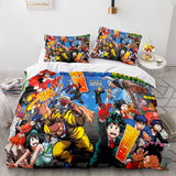 Charger l&#39;image dans la visionneuse de la galerie, Anime My Hero Academia Ensemble de literie Cosplay Housse de couette Ensembles de draps