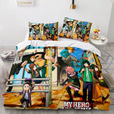 Charger l&#39;image dans la visionneuse de la galerie, Anime My Hero Academia Ensemble de literie Cosplay Housse de couette Ensembles de draps