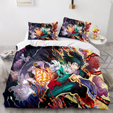 Charger l&#39;image dans la visionneuse de la galerie, Anime My Hero Academia Ensemble de literie Cosplay Housse de couette Ensembles de draps