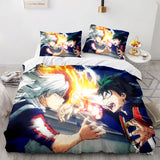 Charger l&#39;image dans la visionneuse de la galerie, Anime My Hero Academia Ensemble de literie Cosplay Housse de couette Ensembles de draps