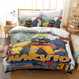 Load image into Gallery viewer, Anime Naruto Kakashi Sasuke Bedding Set Cosplay Quilt Duvet Cover Sets