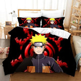 Charger l&#39;image dans la visionneuse de la galerie, Ensemble de literie Naruto Ninja 4 avec housse de couette