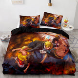 Load image into Gallery viewer, Anime One Piece Cosplay UK Bedding Set Quilt Duvet Covers Bed Sets