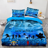 Load image into Gallery viewer, Anime One Piece Cosplay UK Bedding Set Quilt Duvet Covers Bed Sets