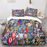 Charger l&#39;image dans la visionneuse de la galerie, Anime One Piece UK ensemble de literie couette housse de couette Cosplay ensembles de lit