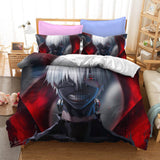 Charger l&#39;image dans la visionneuse de la galerie, Anime Tokyo Ghoul Cosplay UK ensemble de literie housse de couette ensembles de draps de lit