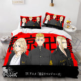 Load image into Gallery viewer, Anime Tokyo Revengers Cosplay Bedding Set Duvet Cover