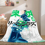 Load image into Gallery viewer, Anime Tokyo Revengers Cosplay Flannel Fleece Blanket Wrap Nap Quilt