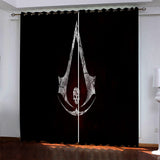 Load image into Gallery viewer, Assassin&#39;s Creed Pattern Curtains Blackout Window Drapes