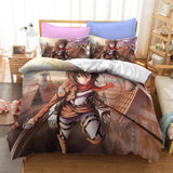 Load image into Gallery viewer, Attack on Titan Bedding Set Pattern Quilt Cover Without Filler