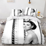 Load image into Gallery viewer, Audrey Hepburn Cosplay Bedding Set Quilt Covers