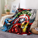 Load image into Gallery viewer, Avengers Blanket Flannel Throw Room Decoration