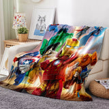 Load image into Gallery viewer, Avengers Blanket Flannel Throw Room Decoration