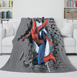 Load image into Gallery viewer, Avengers Cosplay Flannel Fleece Throw Blanket Shawl Wrap Nap Quilt