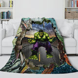 Charger l&#39;image dans la visionneuse de la galerie, Avengers Cosplay flanelle polaire jeter couverture châle Wrap sieste couette