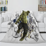 Load image into Gallery viewer, Avengers Cosplay Flannel Fleece Throw Blanket Shawl Wrap Nap Quilt