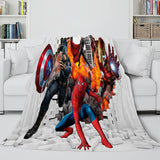 Charger l&#39;image dans la visionneuse de la galerie, Avengers Cosplay flanelle polaire jeter couverture Wrap sieste couette couvertures