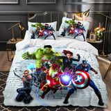 Load image into Gallery viewer, Marvel Avengers Bedding Set Duvet Cover Bed Sets