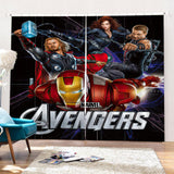 Charger l&#39;image dans la visionneuse de la galerie, Avengers Rideaux Cosplay Rideaux de fenêtre occultants pour décorations de chambre