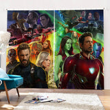 Charger l&#39;image dans la visionneuse de la galerie, Avengers Rideaux Cosplay Rideaux de fenêtre occultants pour décorations de chambre