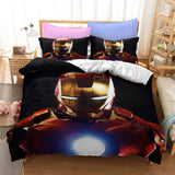 Charger l&#39;image dans la visionneuse de la galerie, Ensemble de literie Avengers Iron Man Captain America Housse de couette