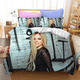 Load image into Gallery viewer, Avril Ramona Lavigne Cosplay Bedding Set Duvet Cover