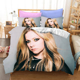 Load image into Gallery viewer, Avril Ramona Lavigne Cosplay Bedding Set Quilt Duvet Cover Bed Sets