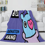 Charger l&#39;image dans la visionneuse de la galerie, BT21 Cosplay Couverture Flanelle Polaire Couverture Jeter Quilt Wrap Couverture