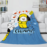 Load image into Gallery viewer, BT21 Cosplay Blanket Flannel Fleece Blanket Throw Quilt Wrap Blanket