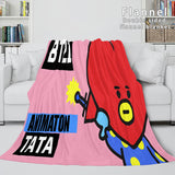 Charger l&#39;image dans la visionneuse de la galerie, BT21 Cosplay Couverture Flanelle Polaire Couverture Jeter Quilt Wrap Couverture