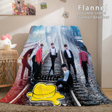 Load image into Gallery viewer, BTS Butter Bangtan Boys Cosplay Blanket Flannel Fleece Throw Blanket