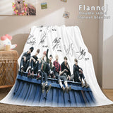 Load image into Gallery viewer, BTS Butter Bangtan Boys Cosplay Blanket Flannel Fleece Throw Blanket