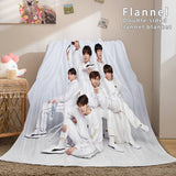 Load image into Gallery viewer, BTS Butter Bangtan Boys Cosplay Blanket Flannel Fleece Throw Blanket