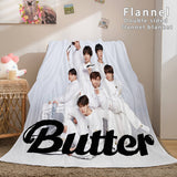 Charger l&#39;image dans la visionneuse de la galerie, BTS Butter Bangtan Boys Cosplay Flanelle Polaire Dunelm Literie Couverture