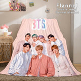 Load image into Gallery viewer, BTS Butter Bangtan Boys Dunelm Bedding Blanket Flannel Fleece Blanket