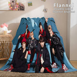 Load image into Gallery viewer, BTS Butter Bangtan Boys Dunelm Bedding Blanket Flannel Fleece Blankets