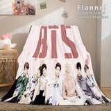 Load image into Gallery viewer, BTS Butter Bangtan Boys Dunelm Bedding Blanket Flannel Fleece Blankets