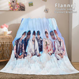 Load image into Gallery viewer, BTS Butter Bangtan Boys Flannel Fleece Blanket