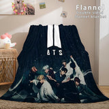 Load image into Gallery viewer, BTS Butter Bangtan Boys Flannel Fleece Blanket